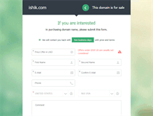 Tablet Screenshot of ishik.com